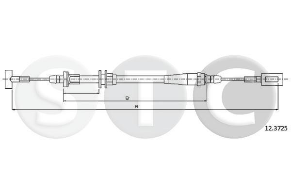 STC T481395 Seilzug, feststellbremse T481395: Kaufen Sie zu einem guten Preis in Polen bei 2407.PL!