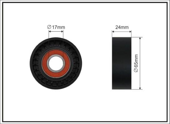 Caffaro 500645 V-ribbed belt tensioner (drive) roller 500645: Buy near me in Poland at 2407.PL - Good price!