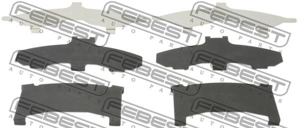 Febest 0403-CW6WF Anti-Squeal Foil, brake pad (back plate) 0403CW6WF: Buy near me in Poland at 2407.PL - Good price!