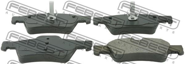 Febest 1601-211R Rear disc brake pads, set 1601211R: Buy near me in Poland at 2407.PL - Good price!