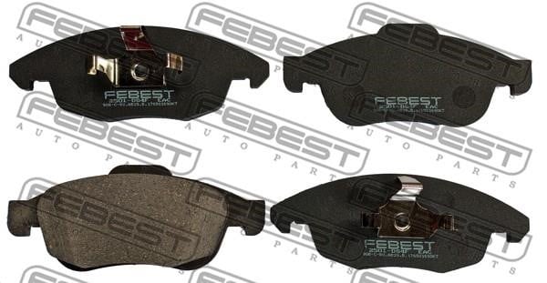 Febest 2501-DS4F Brake Pad Set, disc brake 2501DS4F: Buy near me in Poland at 2407.PL - Good price!