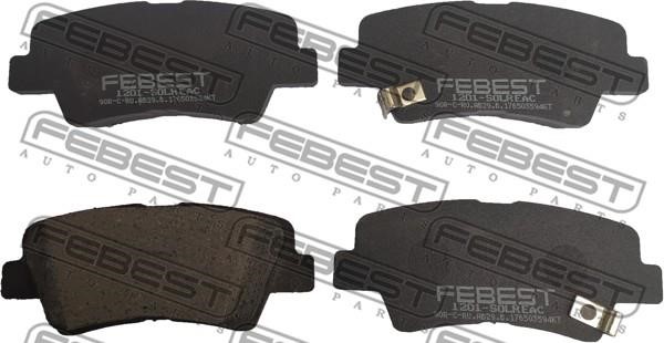 Febest 1201-SOLR Brake Pad Set, disc brake 1201SOLR: Buy near me in Poland at 2407.PL - Good price!
