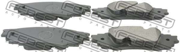 Febest 0101-GYL25R Brake Pad Set, disc brake 0101GYL25R: Buy near me in Poland at 2407.PL - Good price!