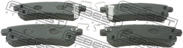 Febest 0201-Y62R Front disc brake pads, set 0201Y62R: Buy near me in Poland at 2407.PL - Good price!