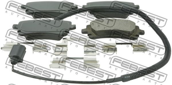 Febest 2301-T5R Front disc brake pads, set 2301T5R: Buy near me in Poland at 2407.PL - Good price!