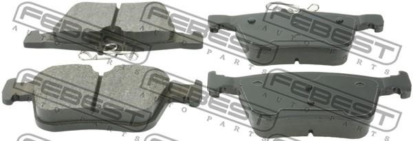 Febest 2301-5G1R Rear disc brake pads, set 23015G1R: Buy near me at 2407.PL in Poland at an Affordable price!