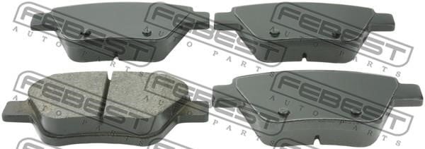 Febest 2301-5K1R Rear disc brake pads, set 23015K1R: Buy near me in Poland at 2407.PL - Good price!
