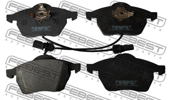 Febest 2301-9BF Brake Pad Set, disc brake 23019BF: Buy near me in Poland at 2407.PL - Good price!