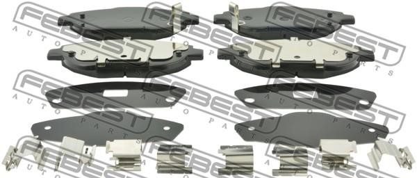 Febest 0101-ADT271F Front disc brake pads, set 0101ADT271F: Buy near me in Poland at 2407.PL - Good price!