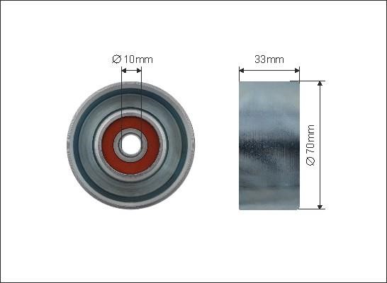 Caffaro 500317 Idler Pulley 500317: Buy near me at 2407.PL in Poland at an Affordable price!