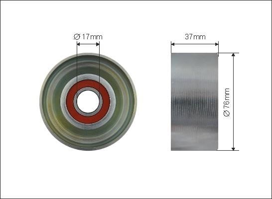 Caffaro 500456 Idler Pulley 500456: Buy near me at 2407.PL in Poland at an Affordable price!