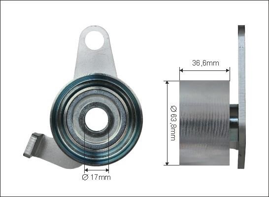 Caffaro 500601 Tensioner pulley, timing belt 500601: Buy near me in Poland at 2407.PL - Good price!