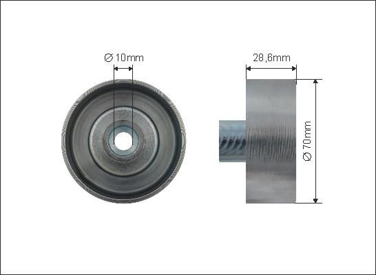 Caffaro 500489 Idler Pulley 500489: Buy near me at 2407.PL in Poland at an Affordable price!
