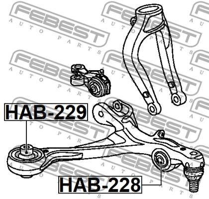 Купити Febest HAB-229 за низькою ціною в Польщі!