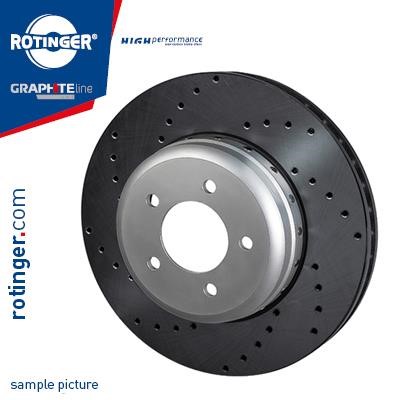 Rotinger RT 71004HP-GL T3 Rear ventilated brake disc RT71004HPGLT3: Buy near me in Poland at 2407.PL - Good price!