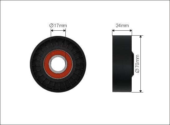 Caffaro 500513 Rippenriemenspannrolle (Antriebsriemen) 500513: Kaufen Sie zu einem guten Preis in Polen bei 2407.PL!