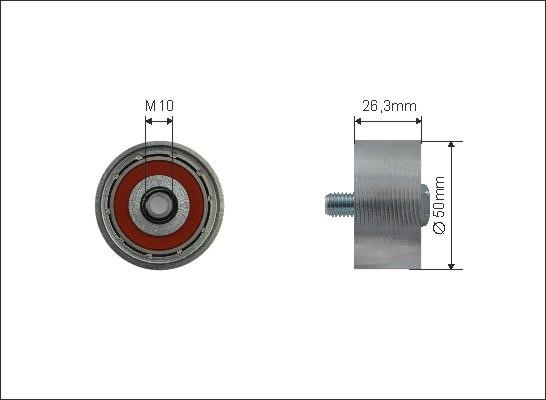 Caffaro 500486 Idler Pulley 500486: Buy near me at 2407.PL in Poland at an Affordable price!