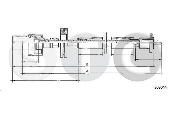 STC T481726 Cable speedmeter T481726: Buy near me in Poland at 2407.PL - Good price!