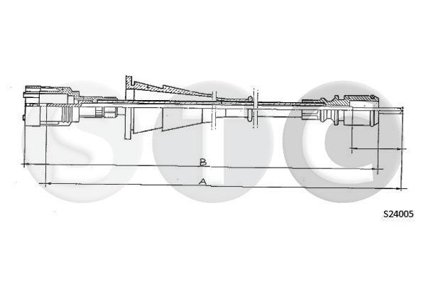 STC T482974 Трос спидометра T482974: Отличная цена - Купить в Польше на 2407.PL!