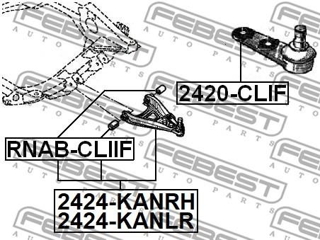 Kaufen Sie Febest 2424-KANRH zu einem günstigen Preis in Polen!