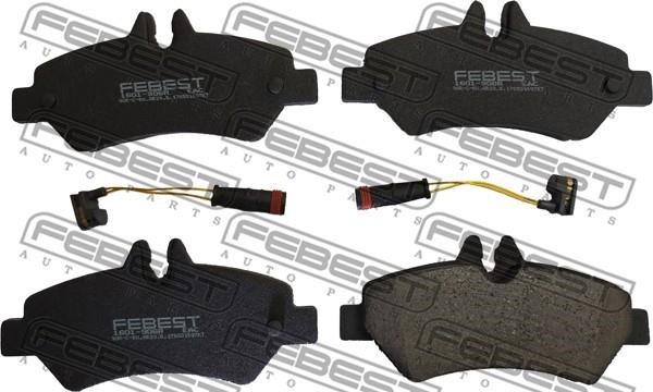 Febest 1601-906R Brake Pad Set, disc brake 1601906R: Buy near me in Poland at 2407.PL - Good price!