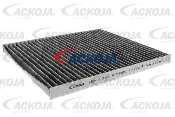 Ackoja A52-31-0005 Filter, interior air A52310005: Buy near me at 2407.PL in Poland at an Affordable price!