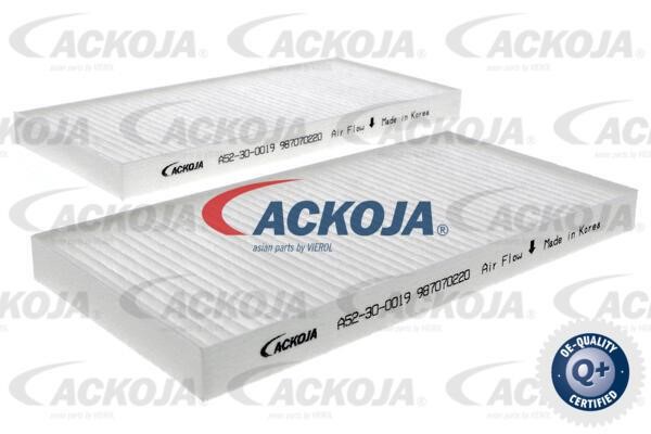 Ackoja A52-30-0019 Filter, interior air A52300019: Buy near me in Poland at 2407.PL - Good price!