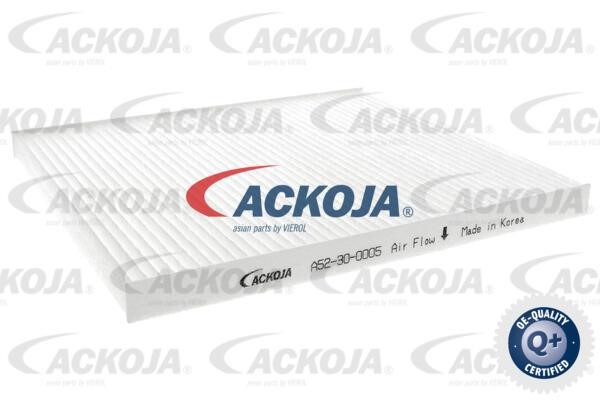 Ackoja A52-30-0005 Filter, interior air A52300005: Buy near me in Poland at 2407.PL - Good price!