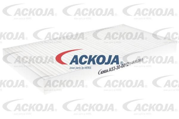 Ackoja A53-30-0012 Filtr kabinowy A53300012: Dobra cena w Polsce na 2407.PL - Kup Teraz!