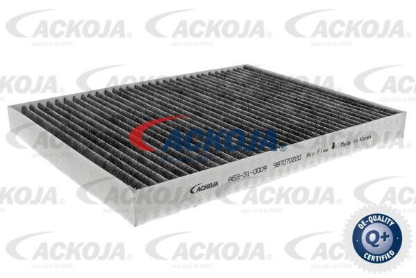 Ackoja A53-31-0009 Filter, interior air A53310009: Buy near me in Poland at 2407.PL - Good price!