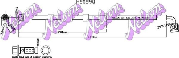Brovex-Nelson H8089Q Brake Hose H8089Q: Buy near me at 2407.PL in Poland at an Affordable price!