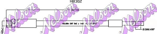 Brovex-Nelson H8302 Тормозной шланг H8302: Отличная цена - Купить в Польше на 2407.PL!