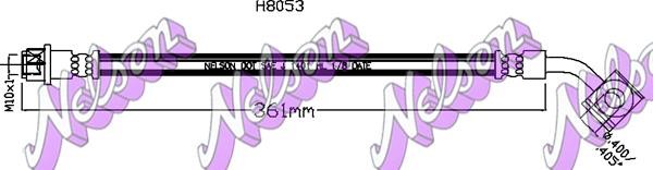 Brovex-Nelson H8053 Przewód hamulcowy elastyczny H8053: Dobra cena w Polsce na 2407.PL - Kup Teraz!