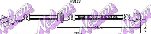 Brovex-Nelson H8113 Brake Hose H8113: Buy near me at 2407.PL in Poland at an Affordable price!