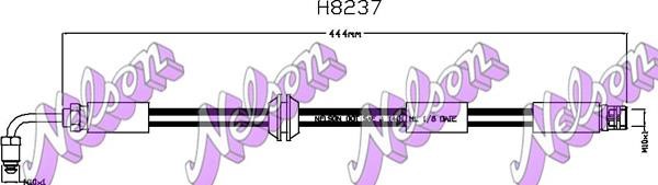 Brovex-Nelson H8237 Тормозной шланг H8237: Отличная цена - Купить в Польше на 2407.PL!