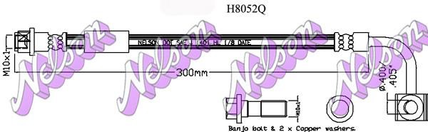 Brovex-Nelson H8052Q Гальмівний шланг H8052Q: Приваблива ціна - Купити у Польщі на 2407.PL!