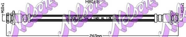Brovex-Nelson H8188 Brake Hose H8188: Buy near me at 2407.PL in Poland at an Affordable price!