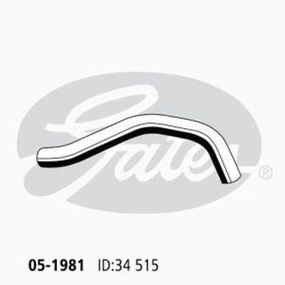 Gates 05-1981 Radiator hose 051981: Buy near me in Poland at 2407.PL - Good price!