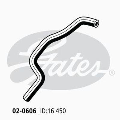 Gates 02-0606 Heater hose 020606: Buy near me in Poland at 2407.PL - Good price!