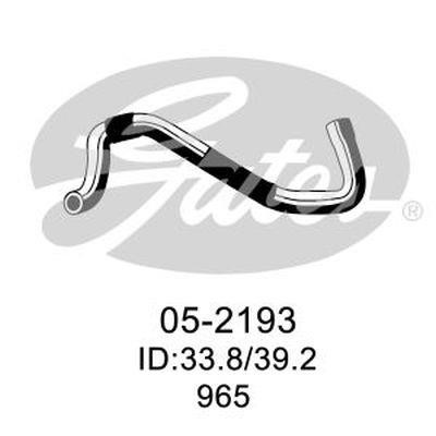 Gates 05-2193 Radiator hose 052193: Buy near me in Poland at 2407.PL - Good price!