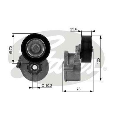 Gates 38237 Idler roller 38237: Buy near me in Poland at 2407.PL - Good price!