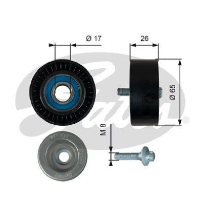 Gates 36764 Rolka prowadząca paska napędowego 36764: Dobra cena w Polsce na 2407.PL - Kup Teraz!