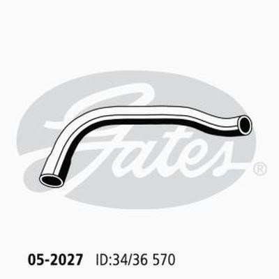 Gates 05-2027 Radiator hose 052027: Buy near me in Poland at 2407.PL - Good price!