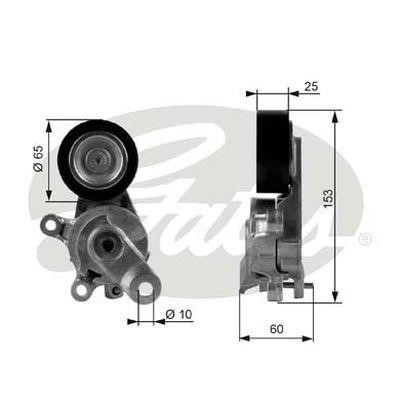 Gates 38209 Idler roller 38209: Buy near me in Poland at 2407.PL - Good price!