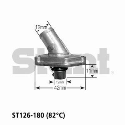 Gates ST126-180 Thermostat, coolant ST126180: Buy near me in Poland at 2407.PL - Good price!