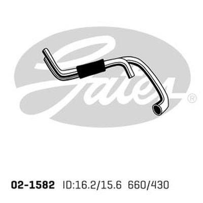 Gates 02-1582 Heater hose 021582: Buy near me at 2407.PL in Poland at an Affordable price!
