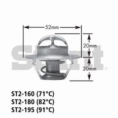 Gates ST2-180 Thermostat, coolant ST2180: Buy near me in Poland at 2407.PL - Good price!