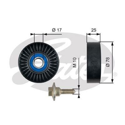Gates 38055 Deflection/guide pulley, v-ribbed belt 38055: Buy near me at 2407.PL in Poland at an Affordable price!