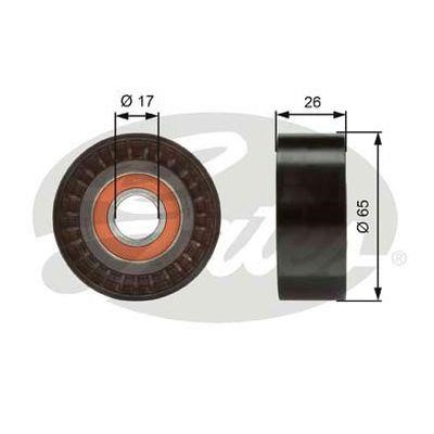 Gates 36376 Deflection/guide pulley, v-ribbed belt 36376: Buy near me in Poland at 2407.PL - Good price!