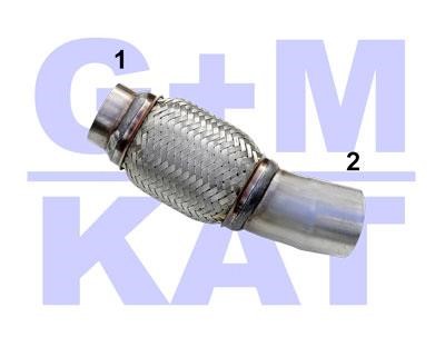 G+M Kat R0200001 Exhaust pipe, repair R0200001: Buy near me in Poland at 2407.PL - Good price!